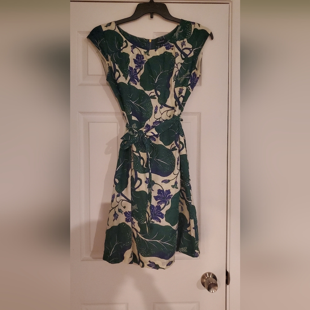 Lands End Belted Dress